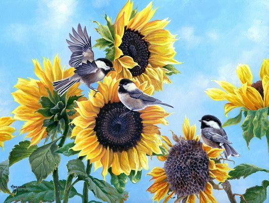 Chickadees Jigsaw Puzzle - 300 pc