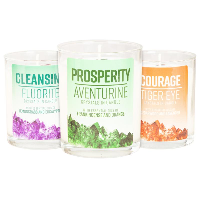 Crystal Energy Candle