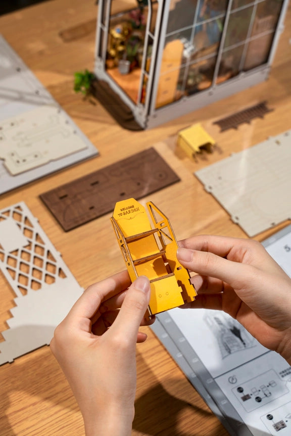 Diy Miniature House Book Nook Kit: Garden House
