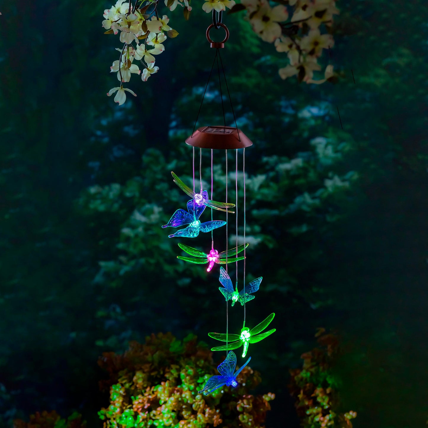 Pollinator Color Changing Solar Garden Mobile