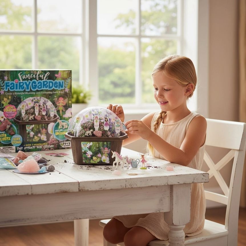 Fanciful Fairy Garden Terrarium Kit