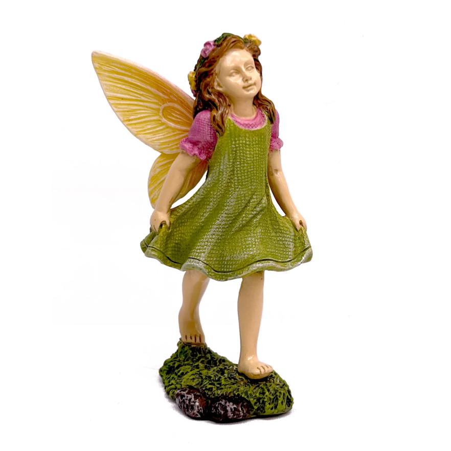 I Feel Pretty Fairy - Miniature Fairy Garden Accessory