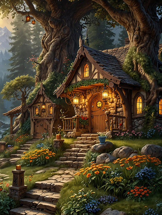 Forest Cottage Jigsaw Puzzle - 500 pc