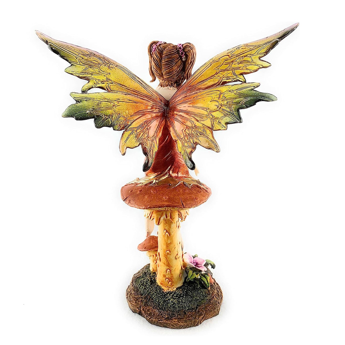 Gold Fairy with Translucent Wings Figurine