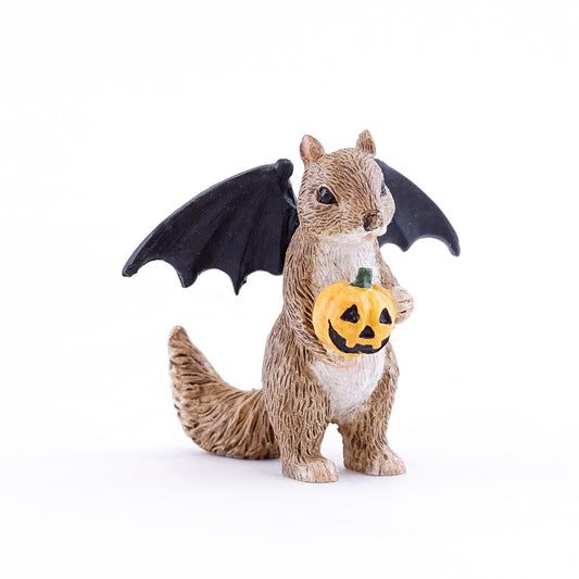 Halloween Squirrel with Bat Wings