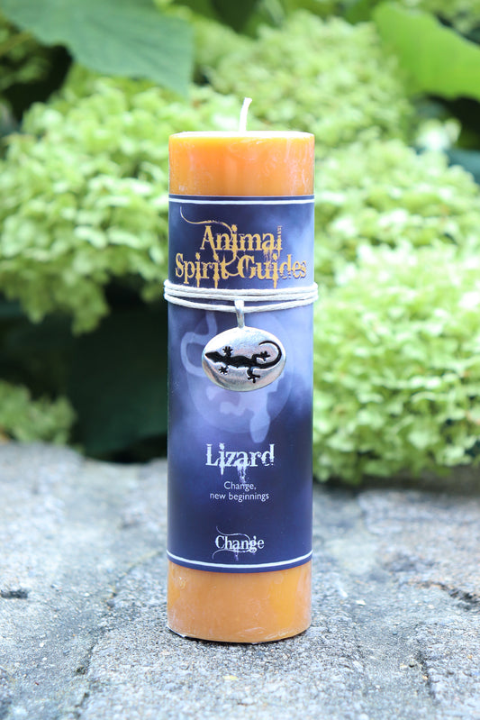 Animal Spirit Guides Candle ‧ Lizard