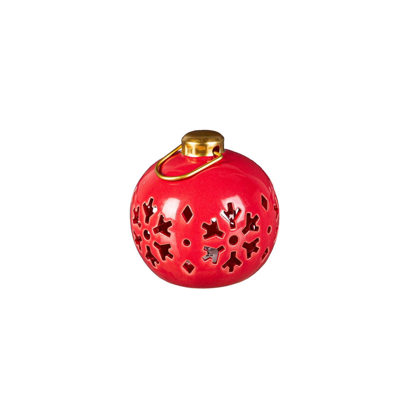 Ceramic Ornament with Cut-Outs