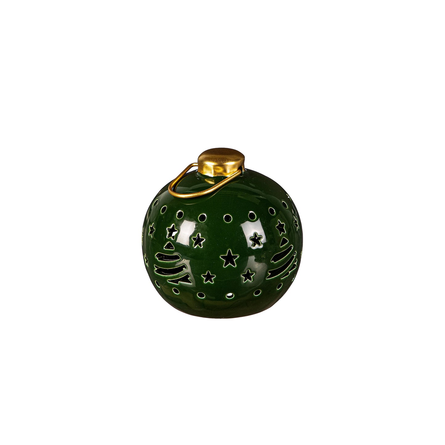 Ceramic Ornament with Cut-Outs
