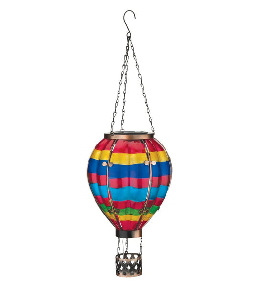 Large Hot Air Balloon Solar Lantern - Multi Stripe