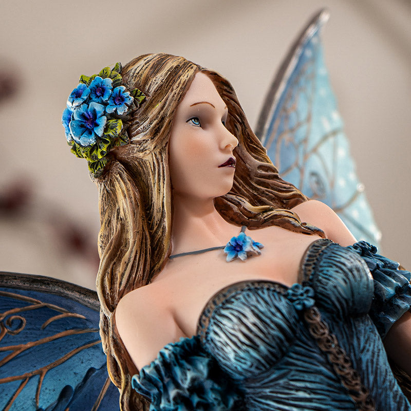 Lavender Blue Fairy Figurine