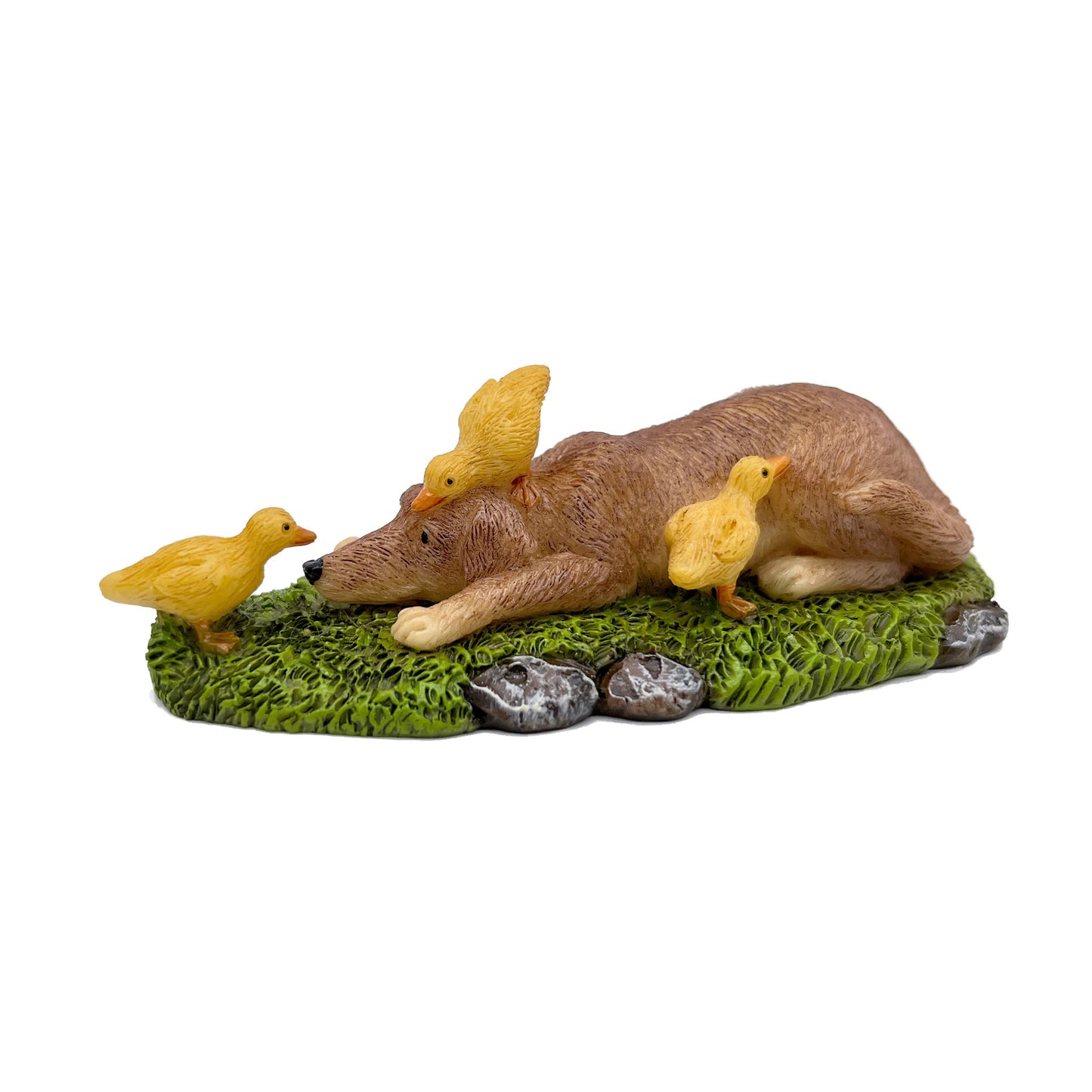 Small Friends Dog & Ducklings Fairy Garden Miniature