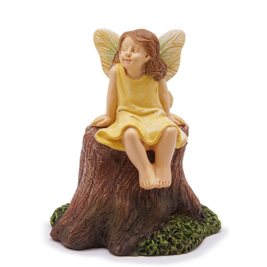 Booster Seat Child Fairy - Miniature Fairy Garden Accessory