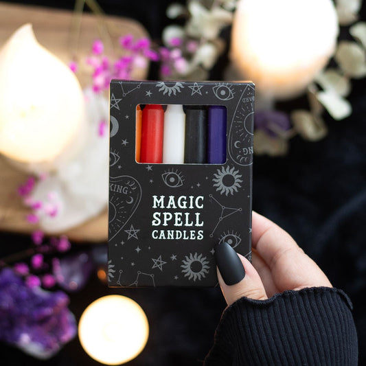 Magic Spell Candles – Set of 12 Colored Ritual Candles
