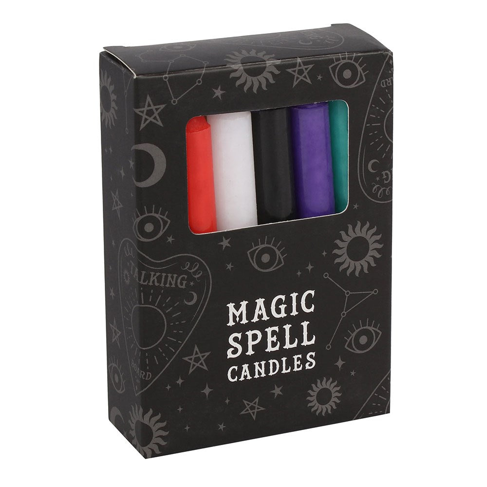 Magic Spell Candles – Set of 12 Colored Ritual Candles