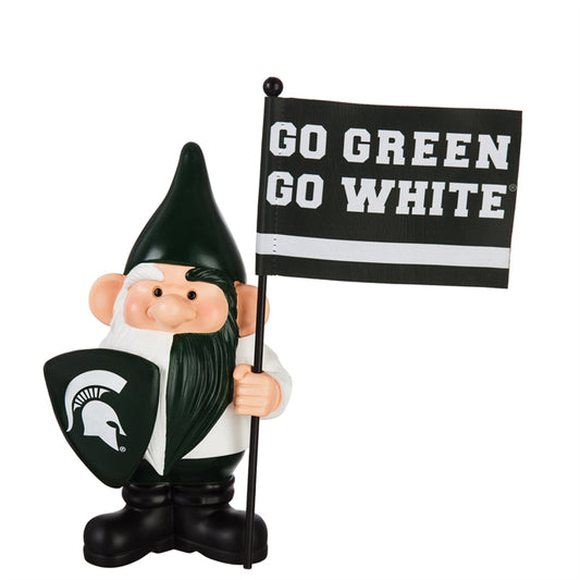 Michigan State University Flag Holder Gnome