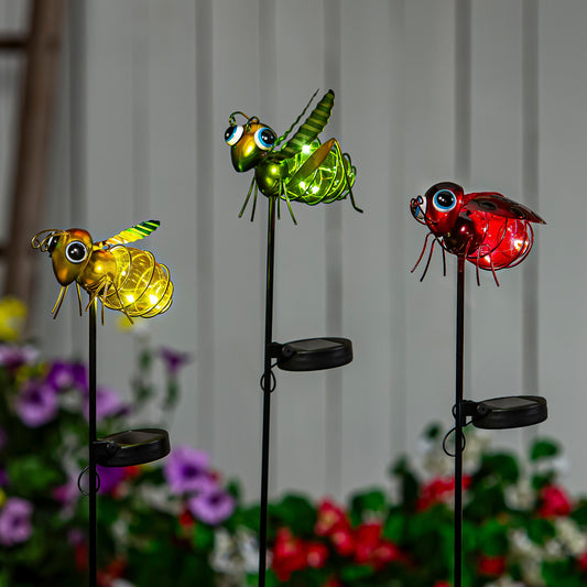 Mini Bug Solar Garden Stake