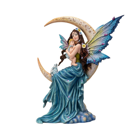 Moon Fairy and Daughter Figurine