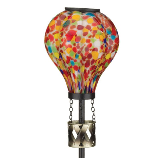 Murano Hot Air Balloon Garden Stake - Multi