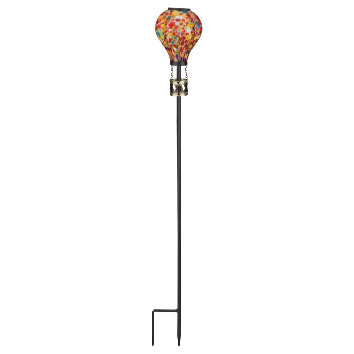 Murano Hot Air Balloon Garden Stake - Multi