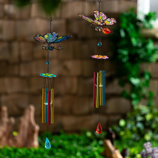 Rainbow Butterfly Wind Chime