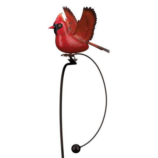 Cardinal Rocker Garden Stake