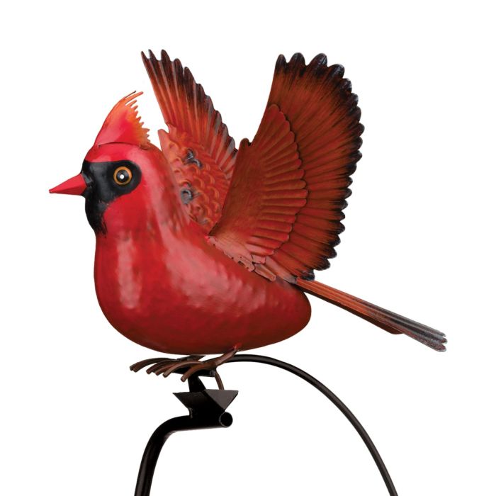 Cardinal Rocker Garden Stake