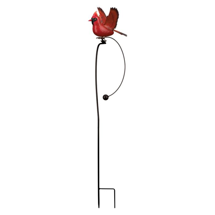 Cardinal Rocker Garden Stake