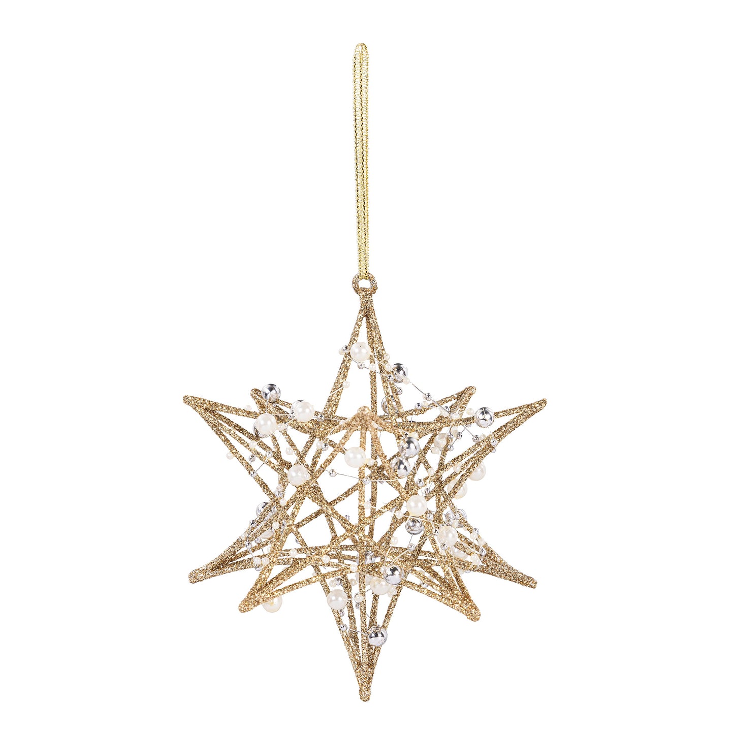 Pearl Starburst Ornament
