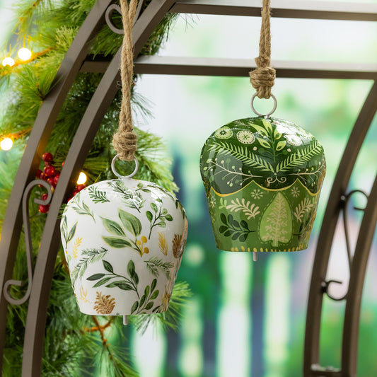 Shades of Green Garden Bell