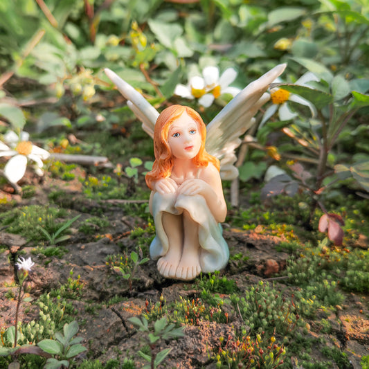 Sitting Fairy Figurine
