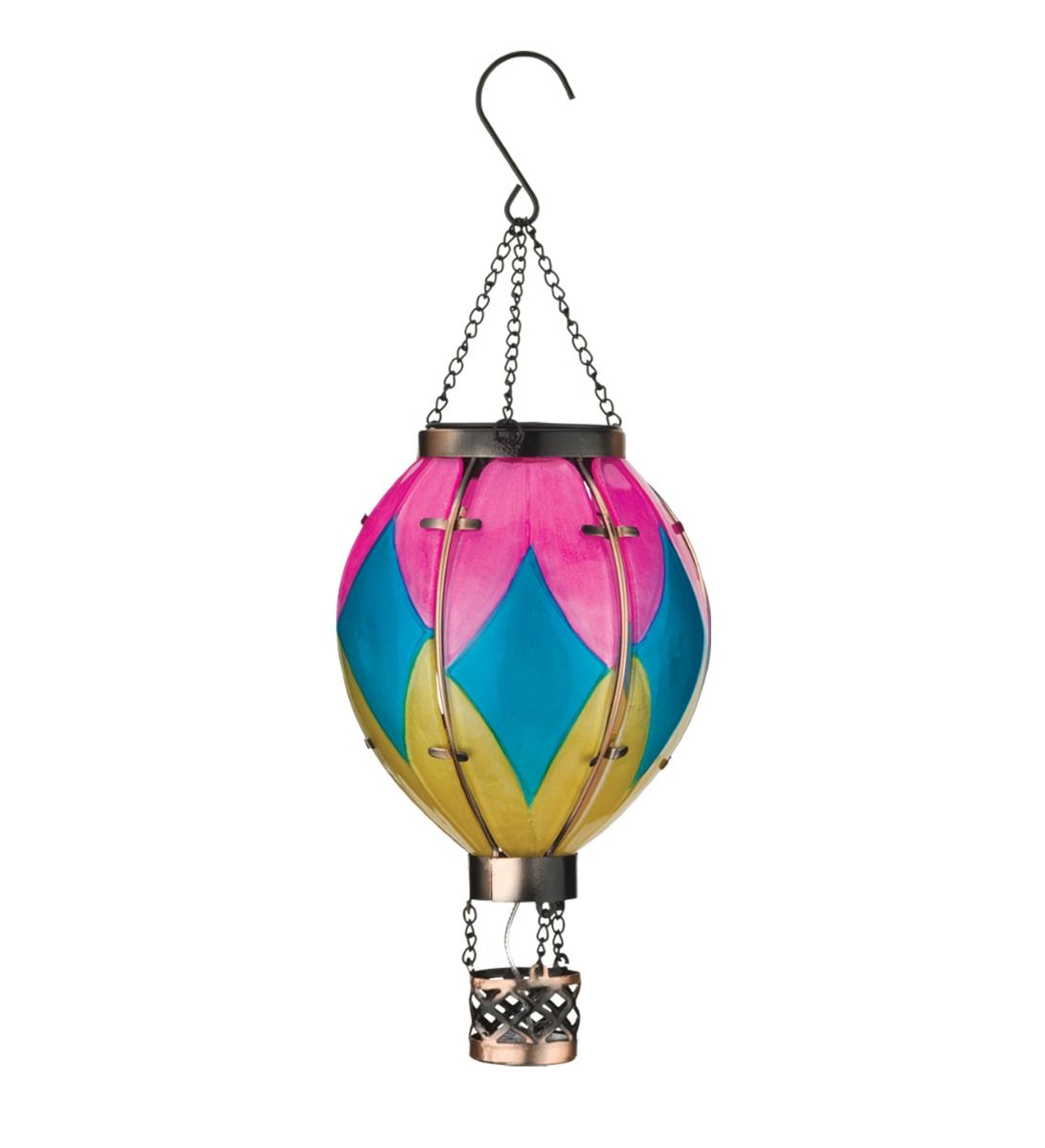 Small Hot Air Balloon Solar Lantern - Diamond
