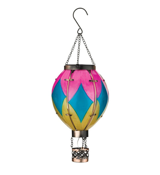 Small Hot Air Balloon Solar Lantern - Diamond