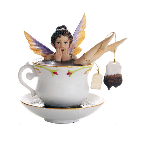 Tea Bath Fairy Figurine