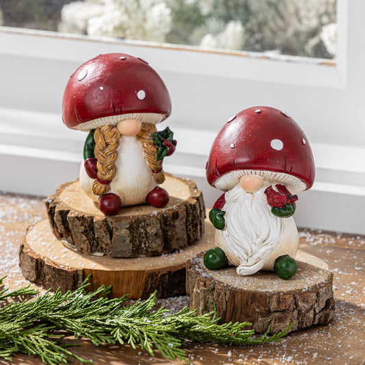 Holiday Mushroom Gnome