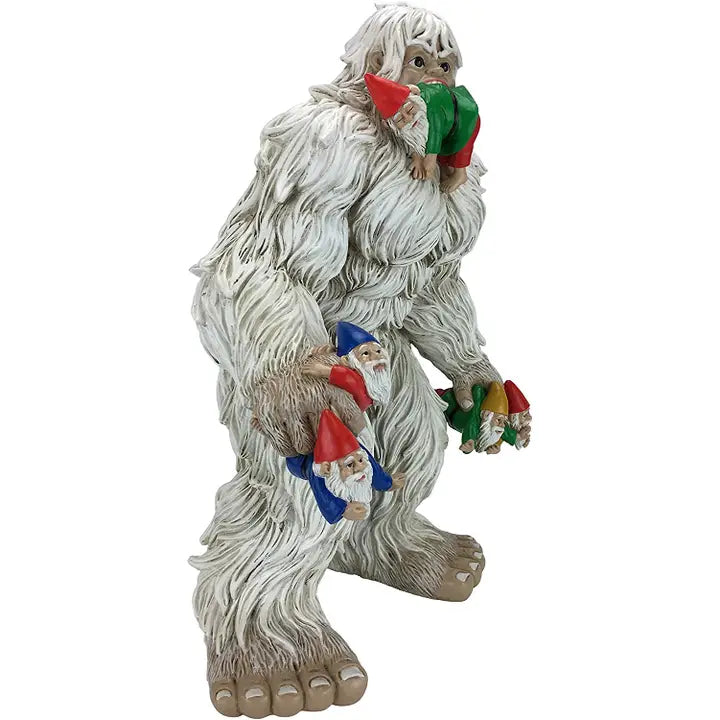 Yeti and Gnomes Garden Figurine