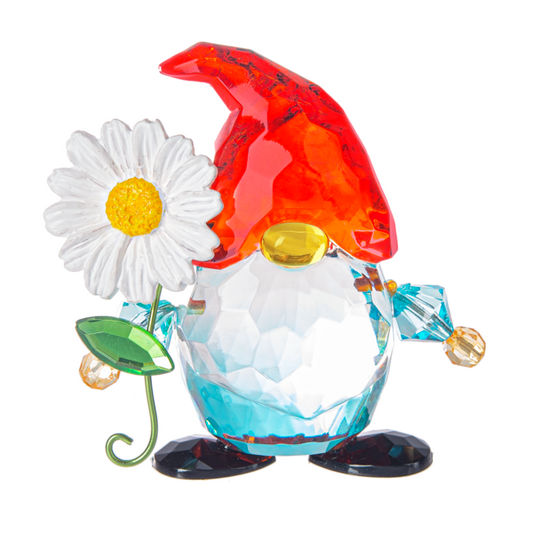 2.5" Crystal Expression Garden Gnome Figurine