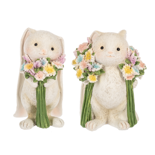 Bouquet Bunnies Figurines