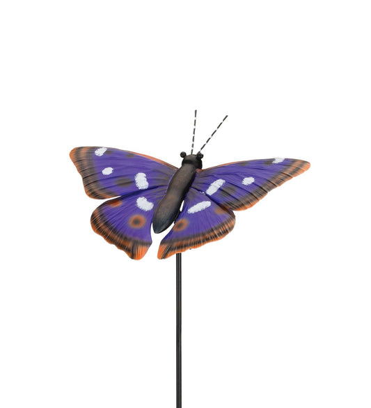 Purple Emperor Butterfly Garden Stake