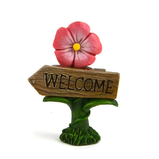 Flower Welcome Sign