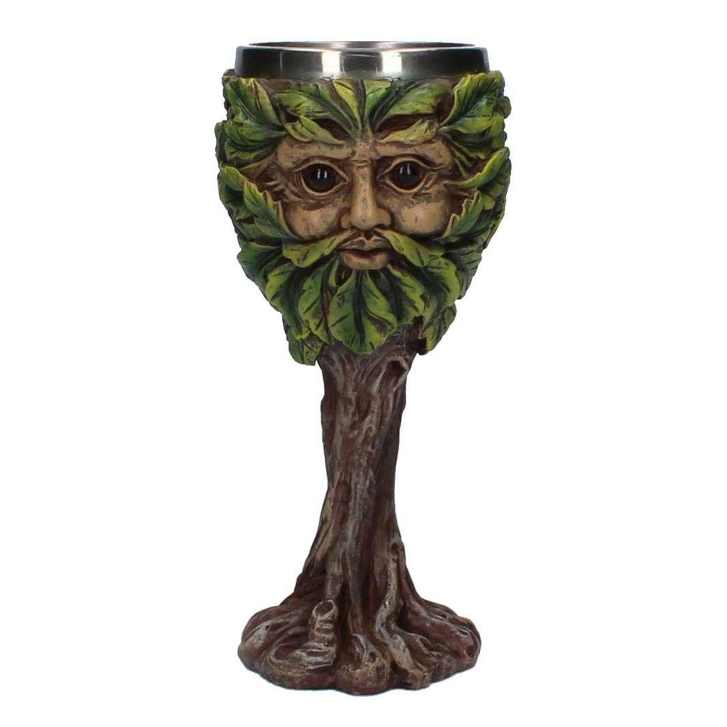 Green Man Wine Goblet