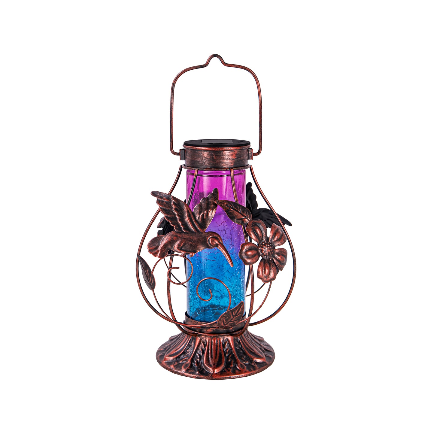 Hummingbird Solar Garden Lantern