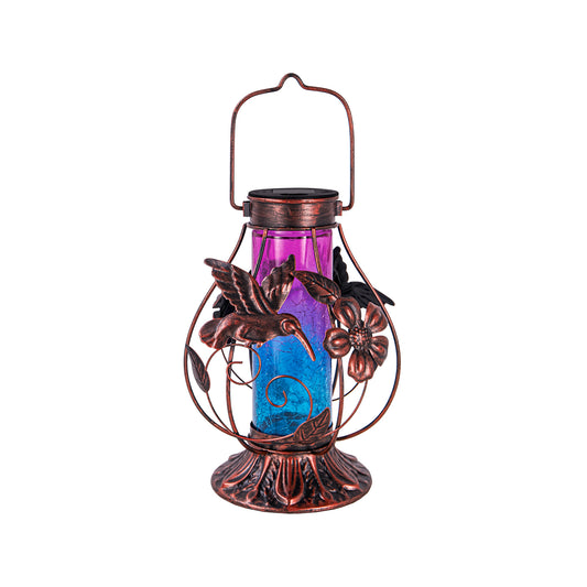 Hummingbird Solar Garden Lantern