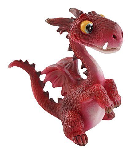 Mini Dragon Smiling (Red)