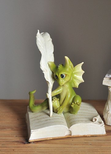 Dragon Writing Figurine