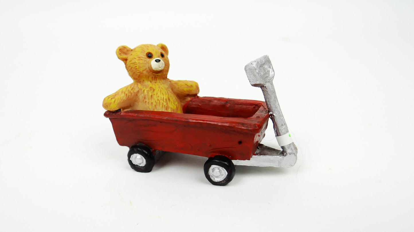 Teddybear in Wagon