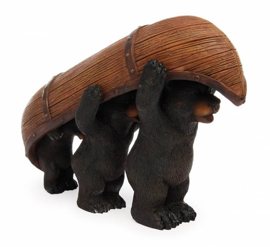 Bears Carrying Canoe
