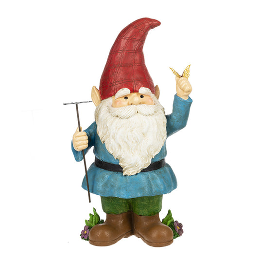 Garden Gnome with Rake