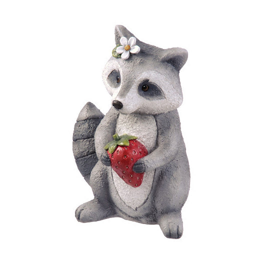Raccoon Garden Figurine