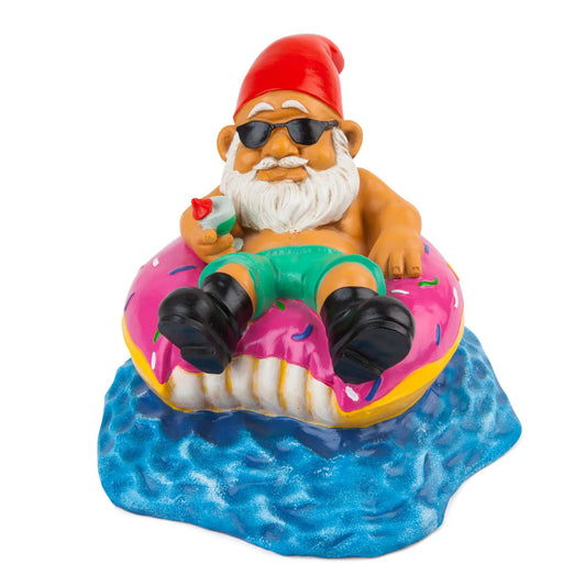 Donut Worry Be Happy Garden Gnome