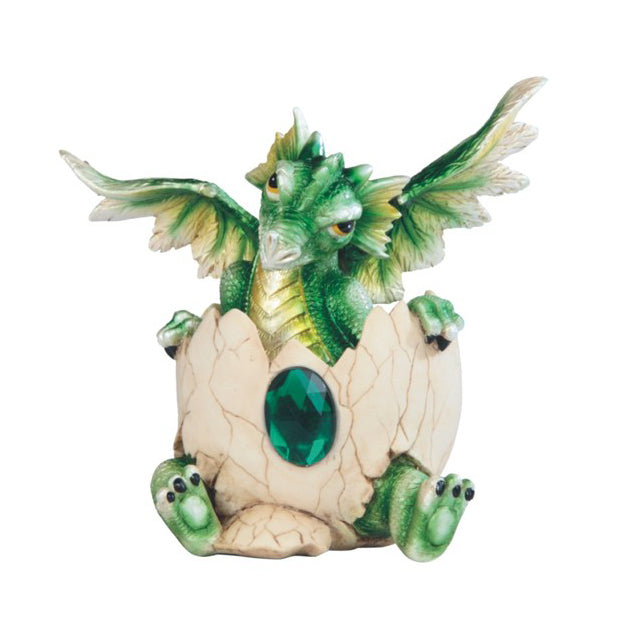 May Birthstone Dragon Hatchling Figurine